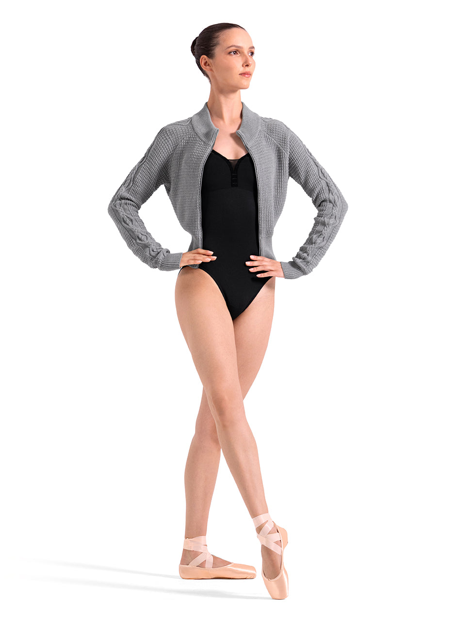 Bloch Zipper Cable Knitted Jacket