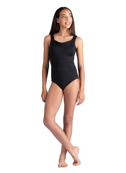 Adult Reese Tank Leotard with Pleating