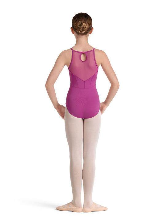 Girls Keyhole Halter Leotard