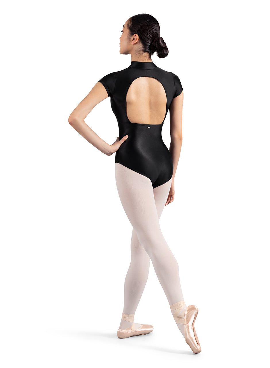 Ladies Mirella Glow Zip Front Leotard