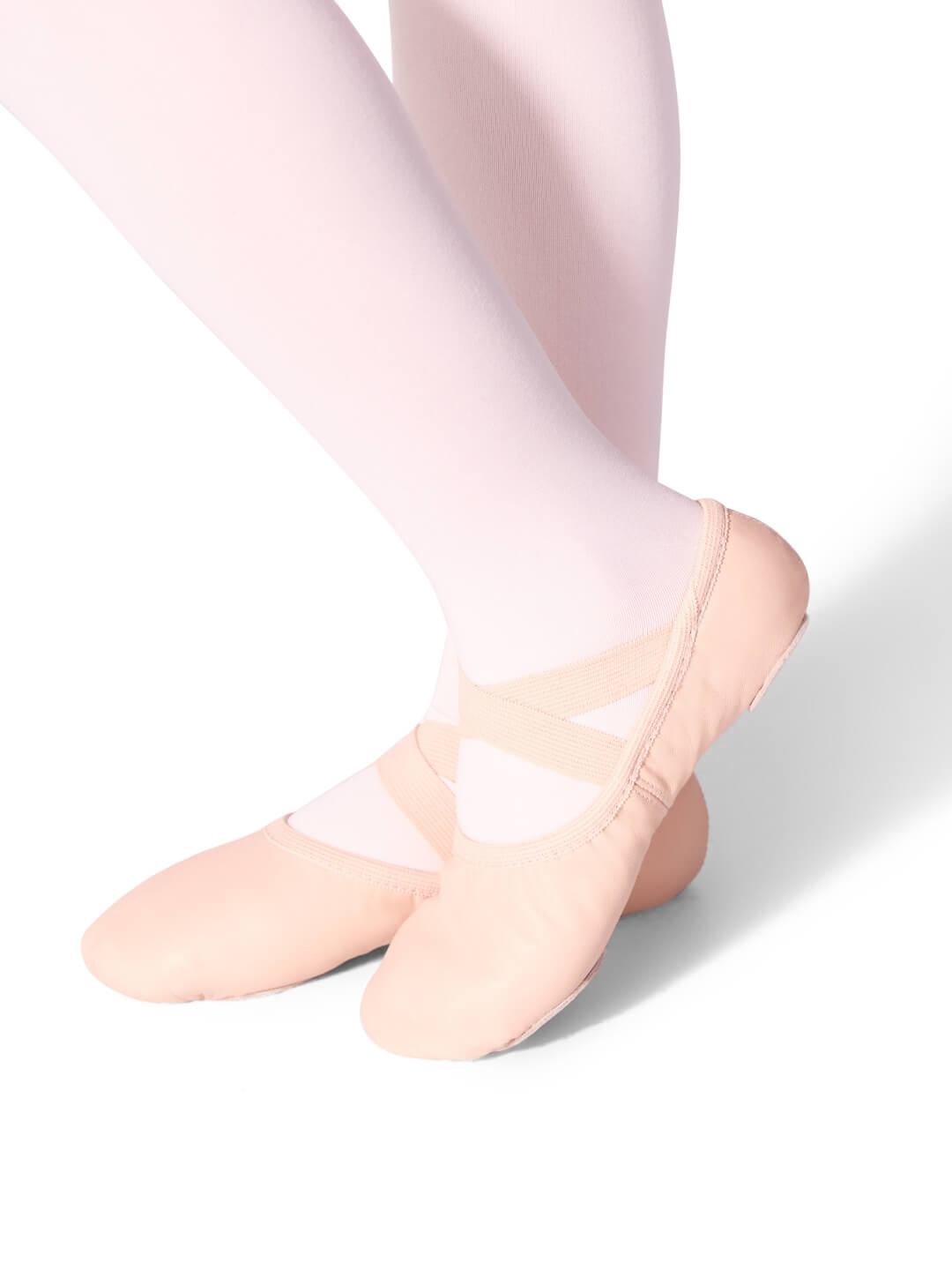 Child Luna Split Sole Pink Leather Ballet Shoe