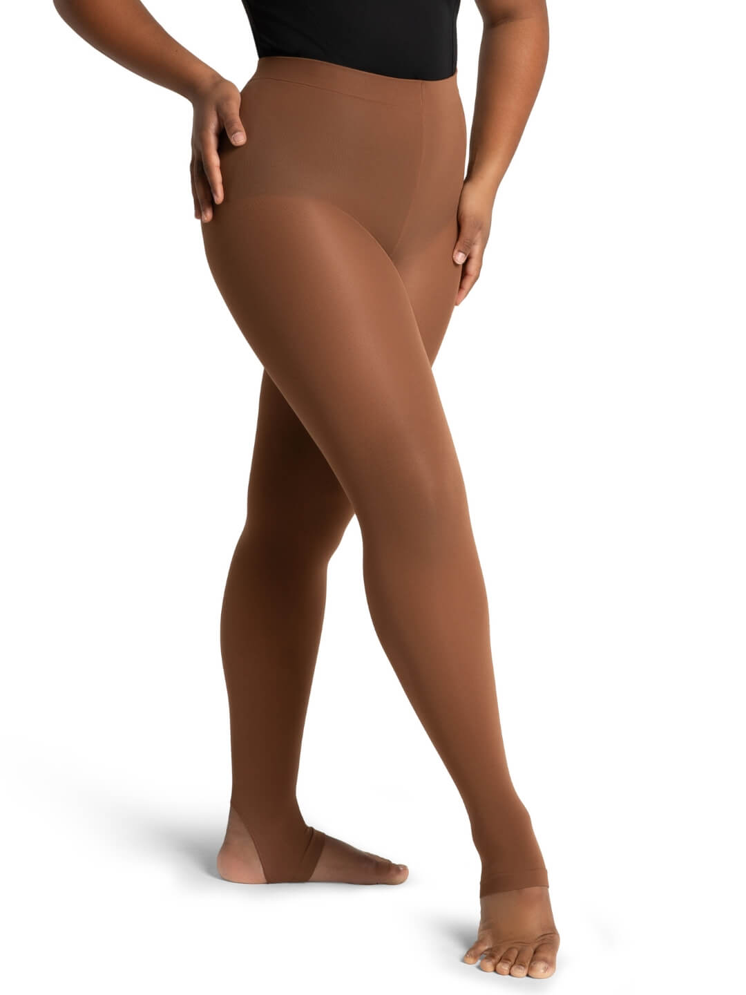 Capezio Plus Size Stirrup Tights