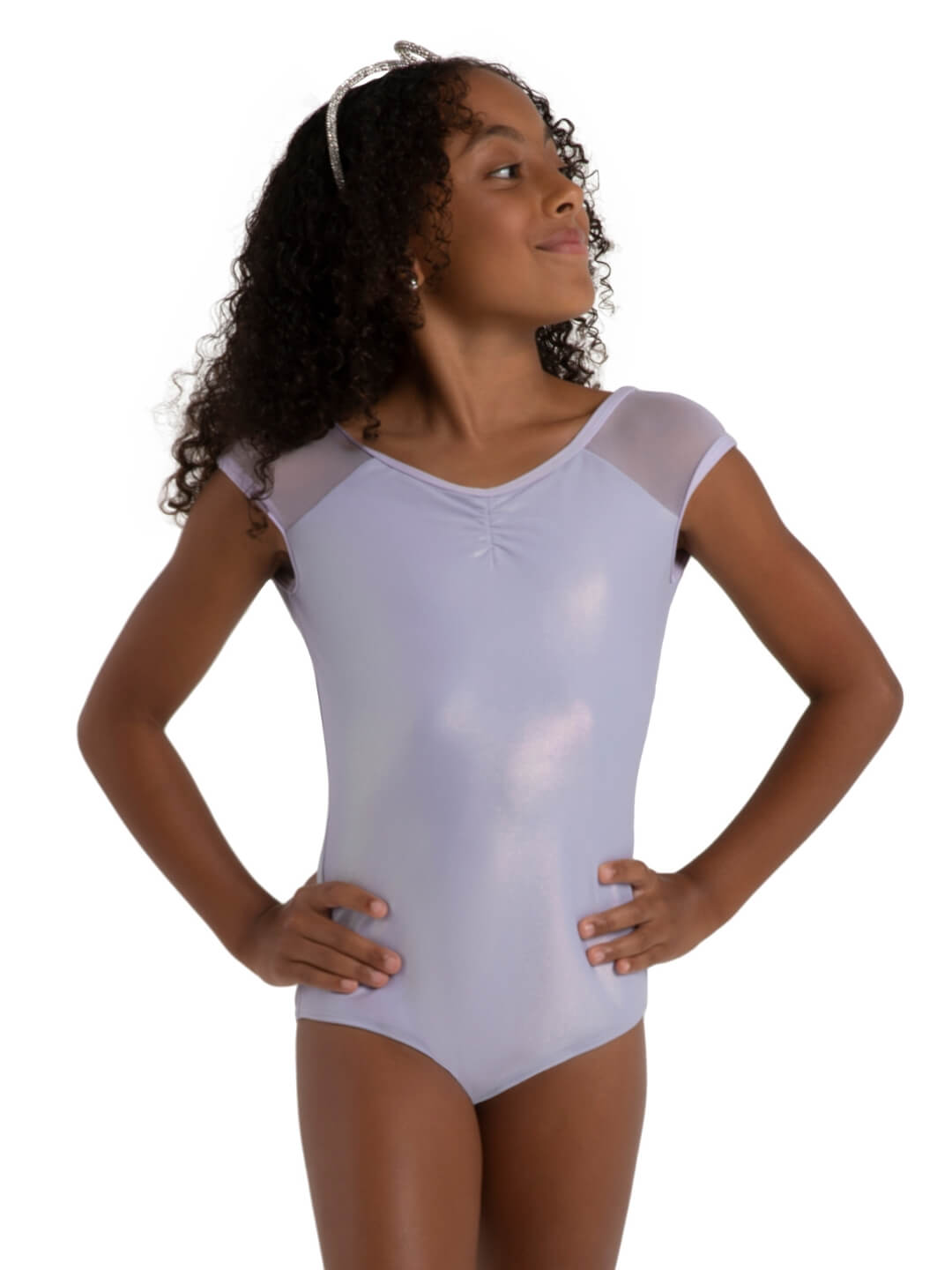 Wanderlust Girls Valentina Raglan Cap Sleeve Leotard
