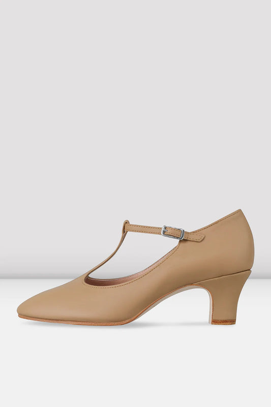 Bloch Chord T-Strap 2 inch Heel Character Shoes