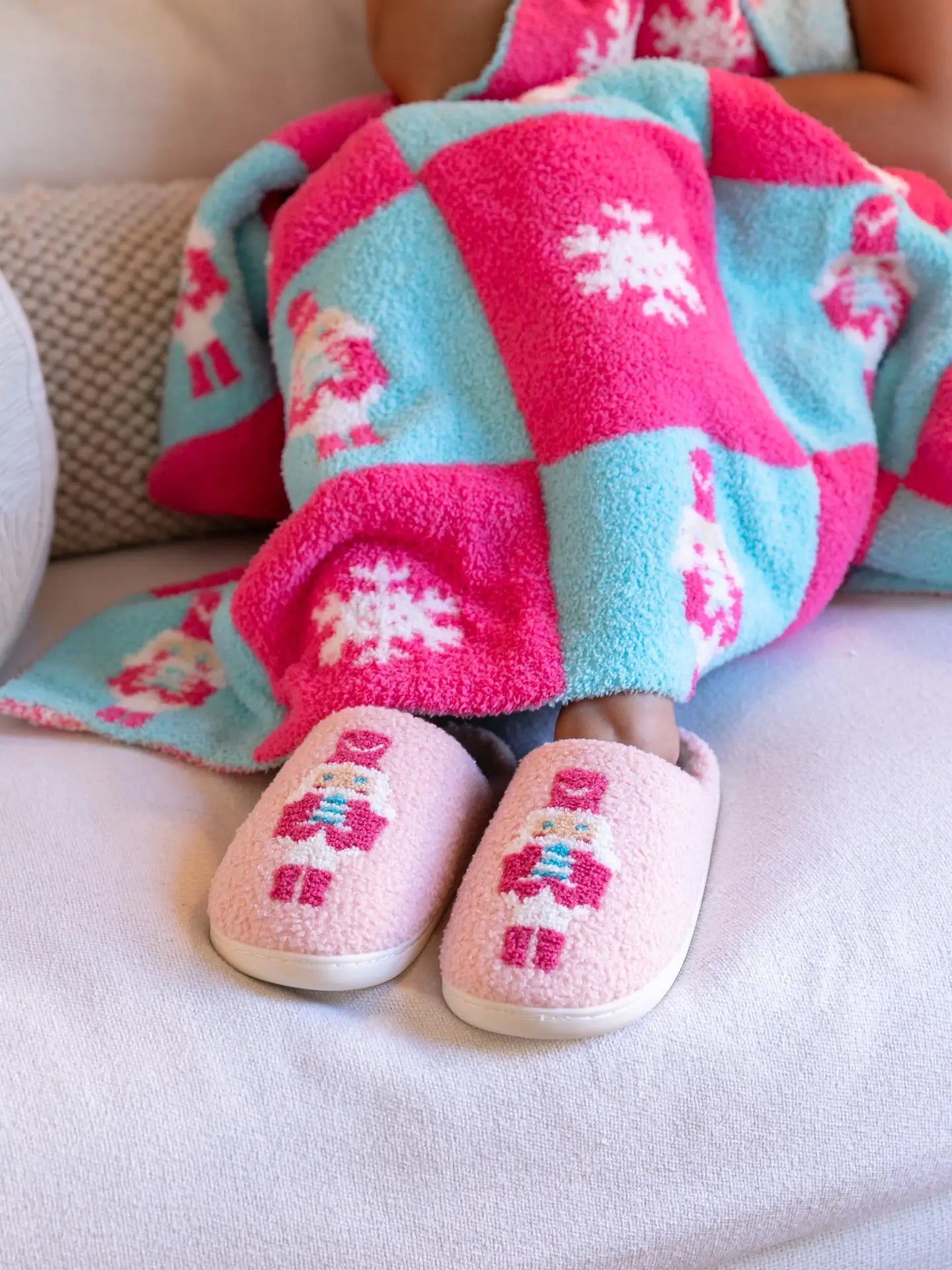 Pink Nutcracker Slippers