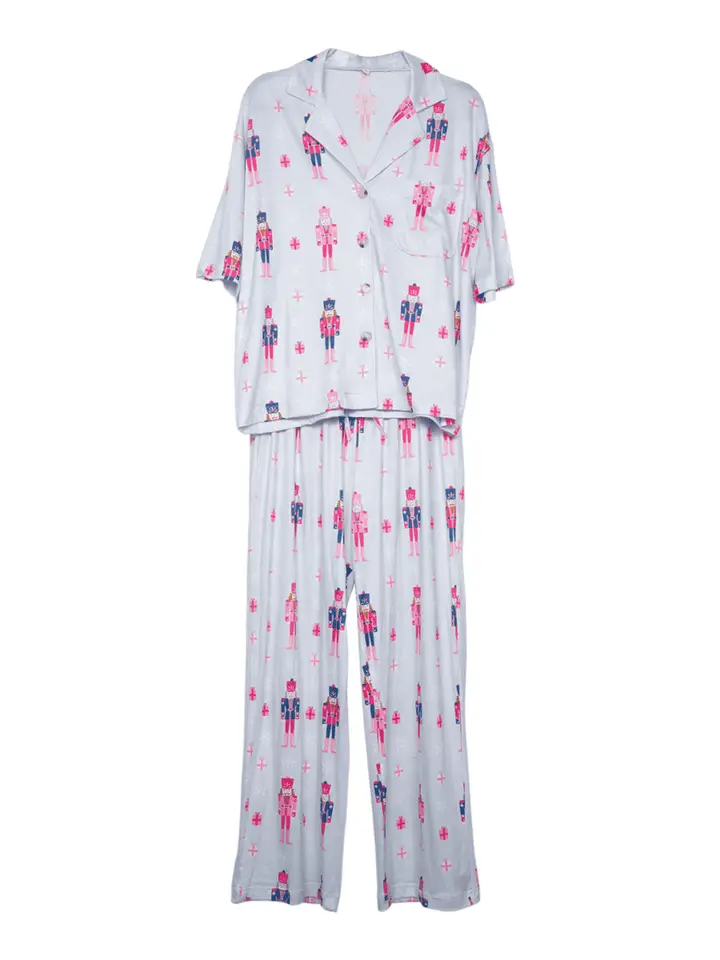 Adult Nutcracker Pajama Set